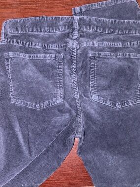 J. Crew Straight-Leg Corduroy Jeans in Slate Blue